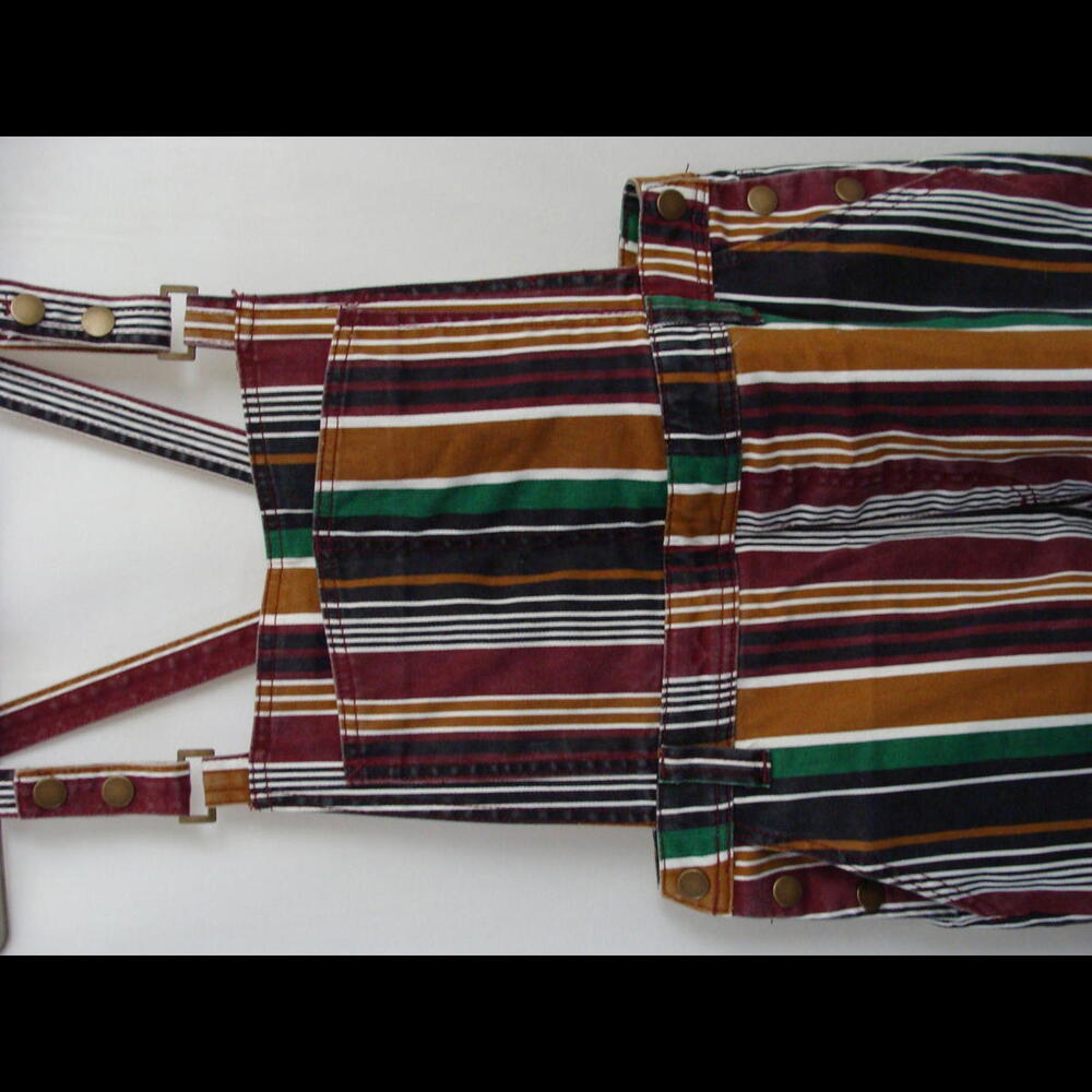 Urban Outfitters Vintage Striped Overalls - Multi-Color - Picture 4 of 8